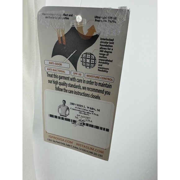 Insta Slim 180VSOON1 Power Mesh Compression Sleeveless V- Neck Tank Size: Medium - Picture 8 of 8